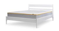 DFS Eve Sleep White Gloss Minimal King Size Bed Frame RRP &pound;439