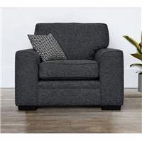 DFS Charcoal Weave Armchair RRP &pound;499