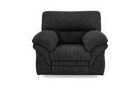DFS Zana Power Recliner Armchair in Marley Black RRP &pound;699
