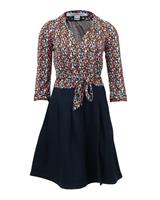 Diane Von Furstenberg Wrap Dress With Denim Skirt In Viscose Women Multi Size 8 - US8 Regular