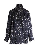 Isabel Marant Polka Dot Blouse In Silk Women Black Size 0 - US0 Regular