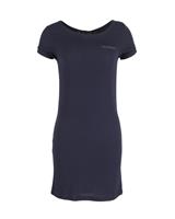 Sandro Paris Fitted Dress In Viscose Women Blue Uk Size 2 - UK2 Regular