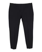 Polo Ralph Lauren Tapered Cropped Trousers In Cotton Women Black Size 10 - US10 Regular