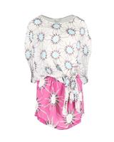 Diane Von Furstenberg Robyn Printed Layered Dress In Silk Women Multicol Size 7 - US7 Regular