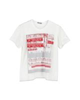 Dior Printed Short Sleeve T-Shirt In Cotton Men White Xs - XS Regular
