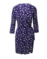 Diane Von Furstenberg Wrap Dress In Jersey Women Blue M - M Regular