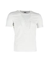 Versace Logo Crewneck T-Shirt In Cotton Men White S - S Regular
