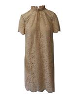 Sandro Antilope Lace Dress In Polyamide Women Peach L - L Regular