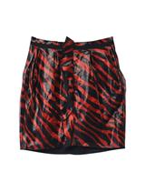 Isabel Marant Yelena Animal Print Mini Skirt In Polyester Women Red Size 36 - FR36 Regular