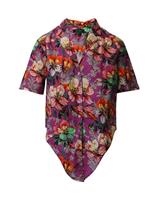 Isabel Marant Nelia Floral-Print Tie-Waist Shirt In Cotton Women Multico Size - FR40 Regular