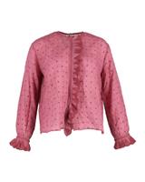 Isabel Marant Polka Dot Blouse In Cotton Women Pink Size 36 - EU36 Regular