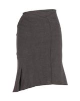 Roland Mouret Midi Skirt In Wool Women Grey Uk Size 12 - UK12 Regular