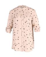 Isabel Marant Woven Bird Print Shirt In Cotton Jersey Women Beige Uk Size 2 - UK2 Regular