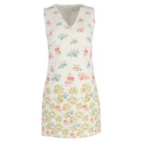 Peter Pilotto Sleeveless Floral Mini Dress In Polyester Women White Uk Size 10 - UK10 Regular