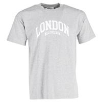 Balenciaga London Wide Fit T-Shirt In Light Cotton Men Grey Xs - XS Regular