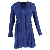 Proenza Schouler Printed Mini Dress In Silk Women Blue M - M Regular