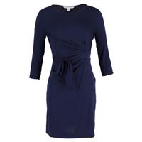 Diane Von Furstenberg Mini Bow-Waist Dress In Polyester Women Blue Size 4 - US4 Regular