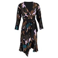 Diane Von Furstenberg Printed Wrap Dress In Viscose Women Multicolor Size 0 - US0 Regular