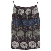 Etro Floral Print Jacquard Knee Length Skirt In Polyester Women Multicol Size - EU42 Regular