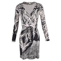 Diane Von Furstenberg Julian Wrap Dress In Silk Women Multicolor Uk Size 4 - UK4 Regular