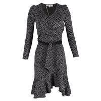 Diane Von Furstenberg Sienna Wrap-Effect Dress In Print Cotton Women Mul XS - XS Regular