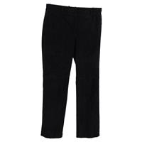Joseph Mid-Waist Straight-Leg Trousers In Cotton Women Black Size 38 - EU38 Regular
