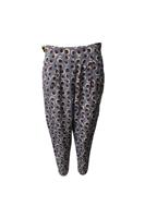 Stella Mccartney Cropped Trousers In Print Silk Women Multicolor Size 38 - FR38 Regular
