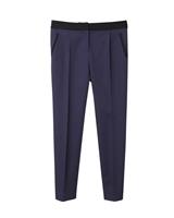 Balenciaga.Pants Slim Trousers In Polyester Women Purple Size 36 - FR36 Regular