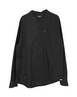 Balenciaga 50/50 Pyjama Shirt In Dark Cupro Men Grey Xs - XS Regular