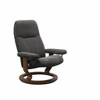 Stressless Consul Classic Paloma Rock Leather Recliner Chair RRP &pound;1499