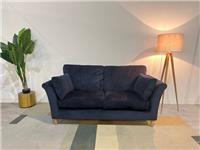Marks and Spencer M&S Scarlett Navy Plush Velvet 3 Seater Sofa RRP &pound;1399