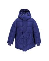 Balenciaga New Swing Puffer Jacket In Polyester Women Blue Size 36 - FR36 Regular