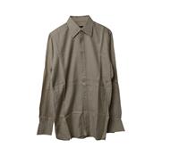 Gucci Button Down Shirt In Cotton Men Beige Size 34 - FR34 Regular
