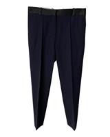 Celine Straight Pants In Wool Women Blue Size 34 - FR34 Regular