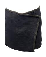 Isabel Marant Overlap Mini Skirt In Cotton Women Black Xs - XS Regular