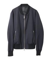 Ami Paris Bomber Jacket In Wool Men Black L - L Regular