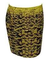 Mary Katrantzou Flower Field Skirt In Polyester Women Yellow Size 10 - US10 Regular