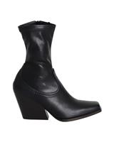 Stella Mccartney Cowboy Stretch 95Mm Boots In Polyurethane Women Black Size 36