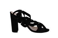 Gianvito Rossi Netley Mews Heeled Sandals In Suede Women Black Size 9