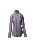 Tom Ford Striped Long Sleeve Button Shirt In Cotton Men Purple Size 38 - US38 Regular