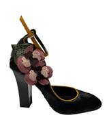 Fabrizio Viti Violets For Your Fur Pumps In Fur Women Black Size 38