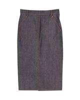 Balenciaga Denim Skirt With Diamond Pockets In Cotton Women Blue Size 36 - EU36 Regular