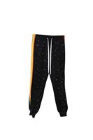 Miu Miu Embellished Crystal Track Pants In Cotton Women Black Size 34 - FR34 Regular