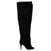 Alaa Over The Knee Boots In Suede Women Black Size 36