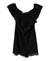 Sandro Off-Shoulder Romper In Polyester Women Black S - S Regular