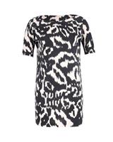 Diane Von Furstenberg Zebra Print Dress In Black And White Silk Women Mul Size 7 - US7 Regular