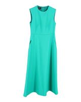 Rochas Sleeveless Dress In Wool Women Teal Size 40 - IT40 Regular