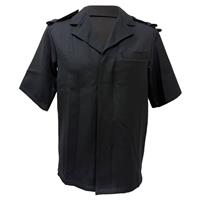 Prada Hidden Buttons Short Sleeve Shirt In Cotton Men Black Size 46 - IT46 Regular