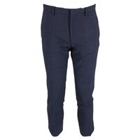 Burberry Slim Fit Trousers In Wool Men Blue Size 44 - EU44 Regular