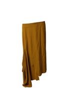 Marni Asymmetric Crepe Midi Skirt In Viscose Women Orange Size 10 - US10 Regular